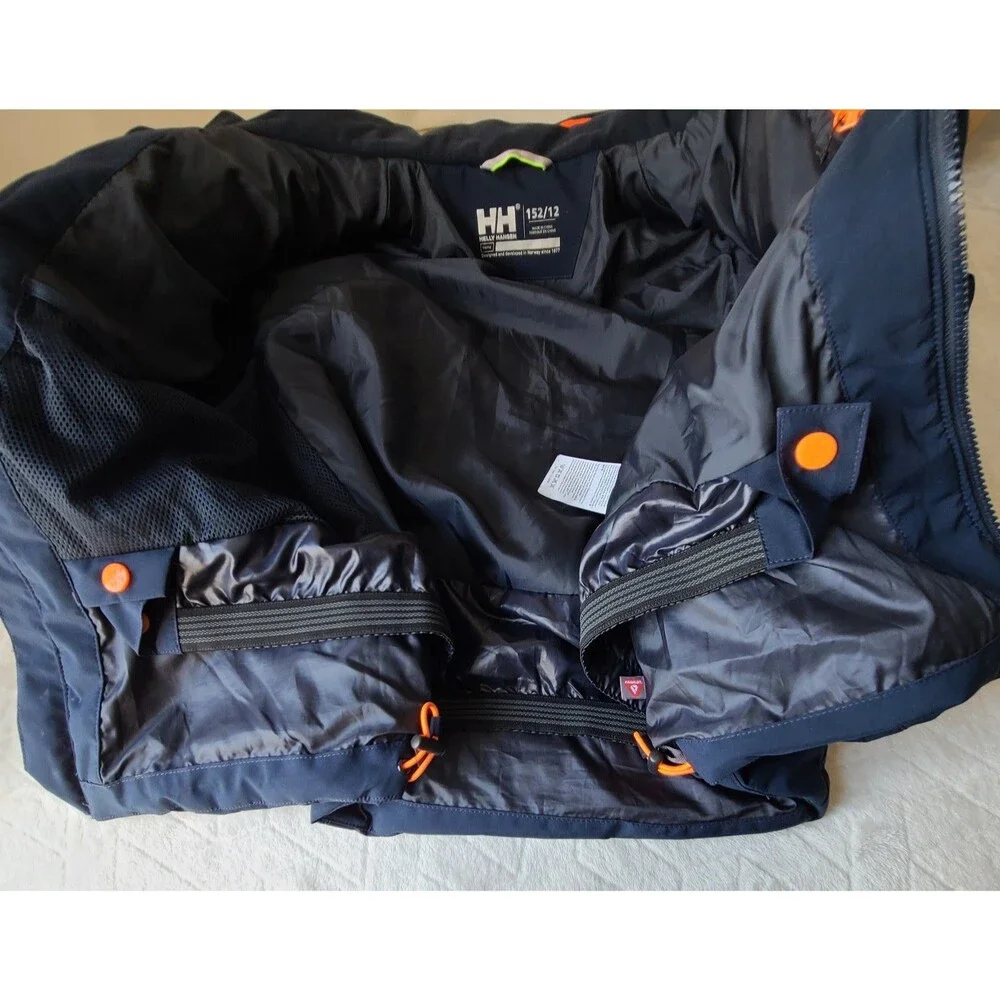 Helly Hansen Kids Ski Jacket Size 12 152 Insulated Waterproof Hooded Colorblock